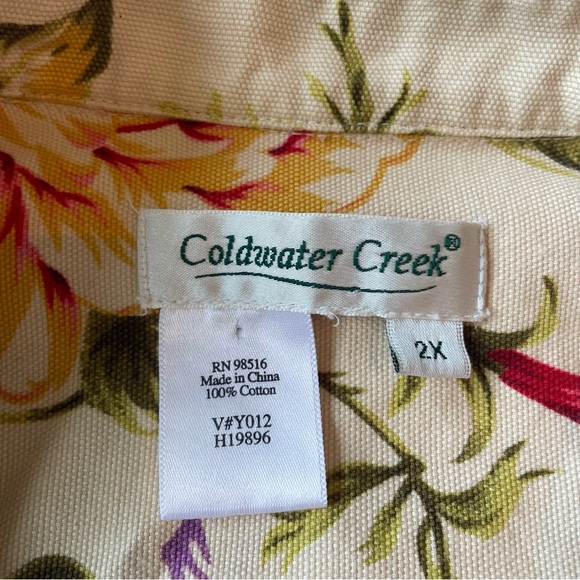 Coldwater Creek Floral Print Lightweight Jacket - Picture 5 of 8